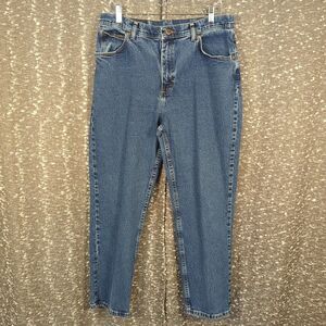 Vintage Riders by LEE‎ Blue Denim High Rise Jeans 130186W Women's 16 P